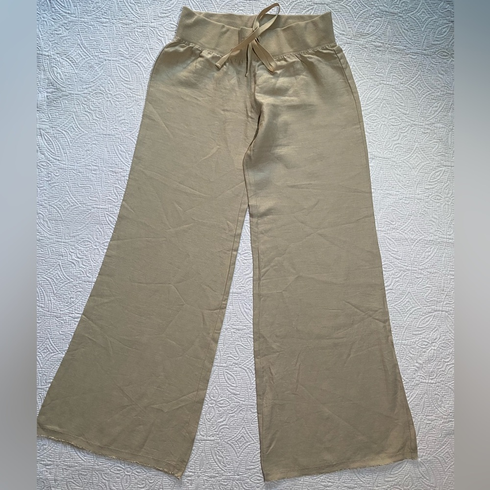 ALLOY Cream Wide-Leg Trousers